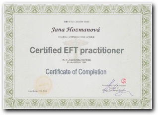 Certifikát EFT